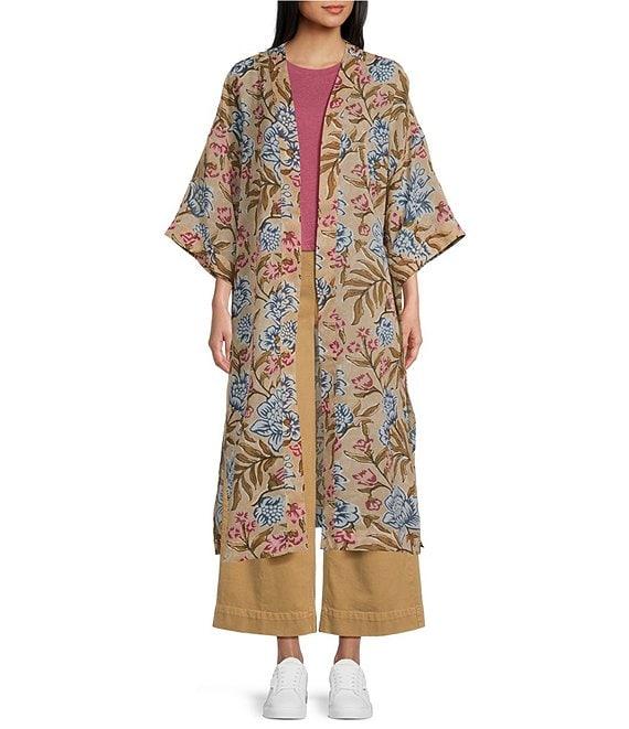 Ariat Flora Sheer Georgette 3/4 Sleeve Open Front Duster Product Image
