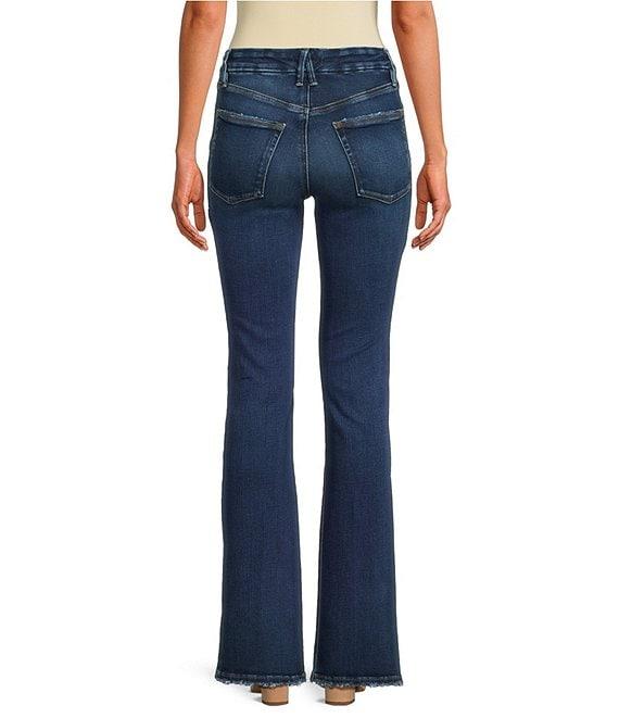 Good American Soft Tech Good Classic Hight Rise Bootcut Jeans Product Image