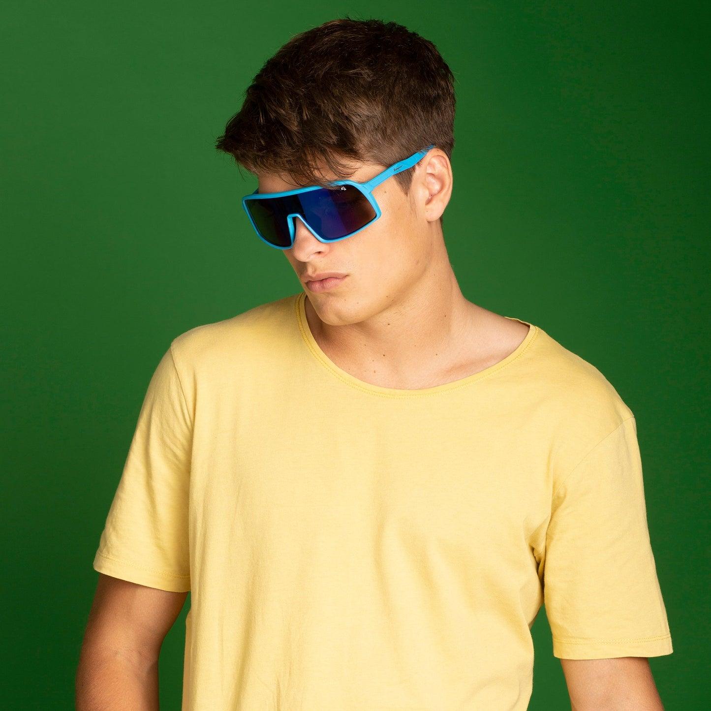 Biscayners Harbor Blue Men's Sunglasses Male Product Image