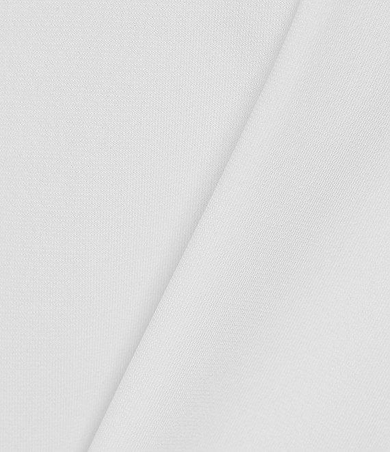 Ali Miles Plus Size Crepe Lux Crew Neck Sleeveless Tank Product Image