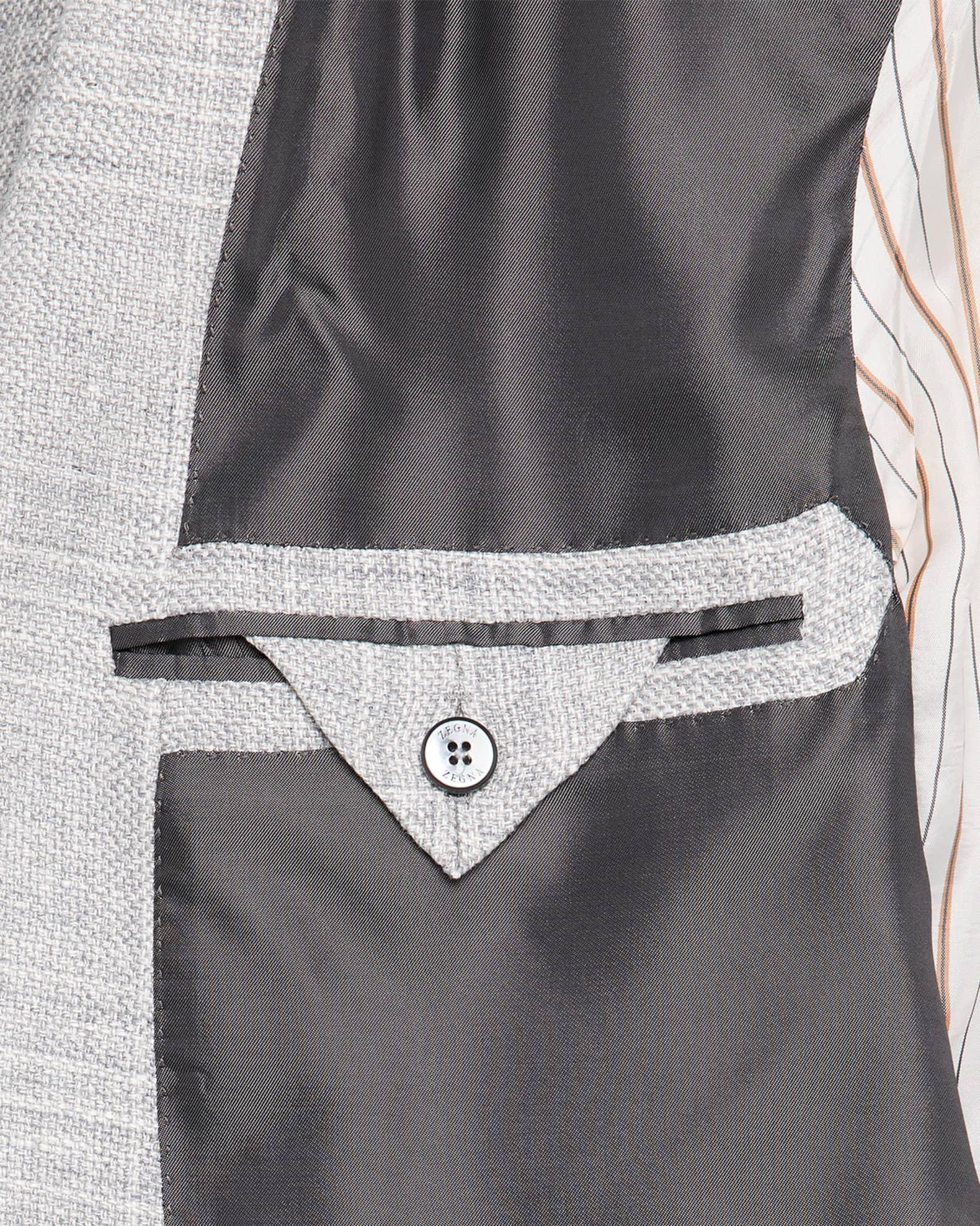 Men's Tonal Plaid Single-Breasted Sport Coat Product Image