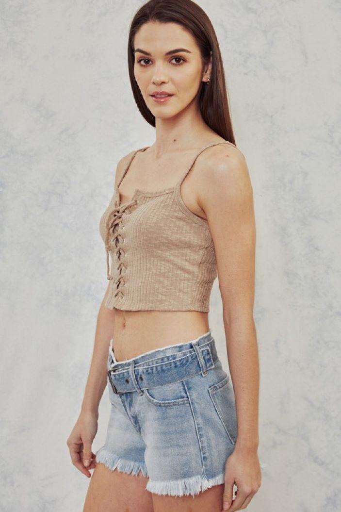 Kan Can High Rise Shorts (KC7973M) Product Image