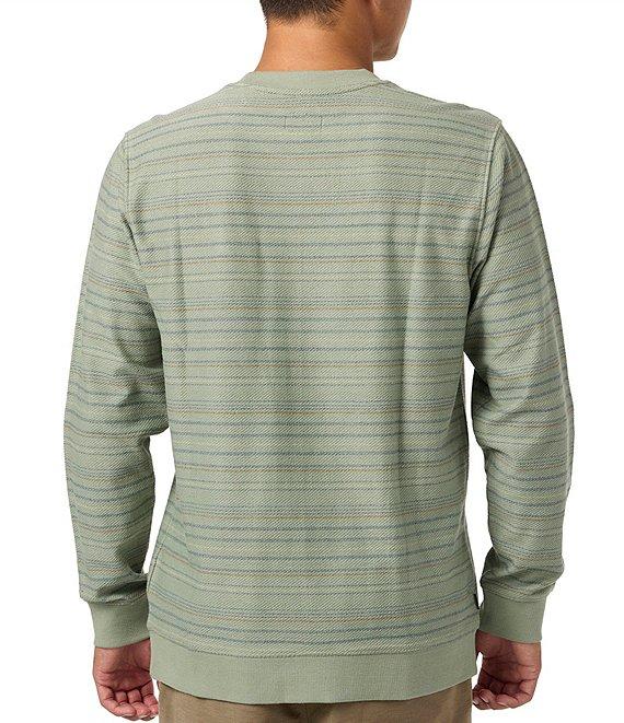 O'Neill Bavaro Long Sleeve Striped French Terry Sweatshirt Product Image