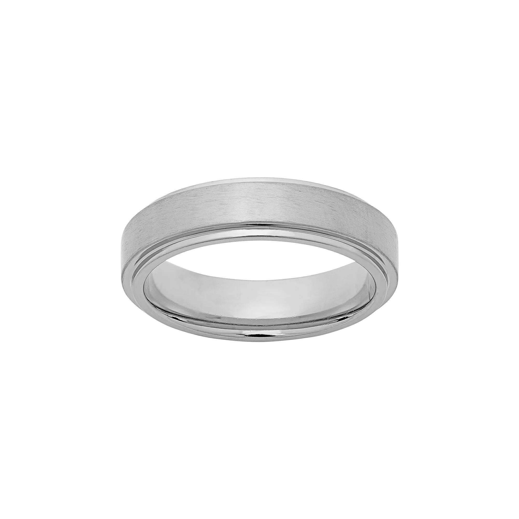 Titanium Striped Wedding Band - Men, Men's, Size: 11.50, White Product Image