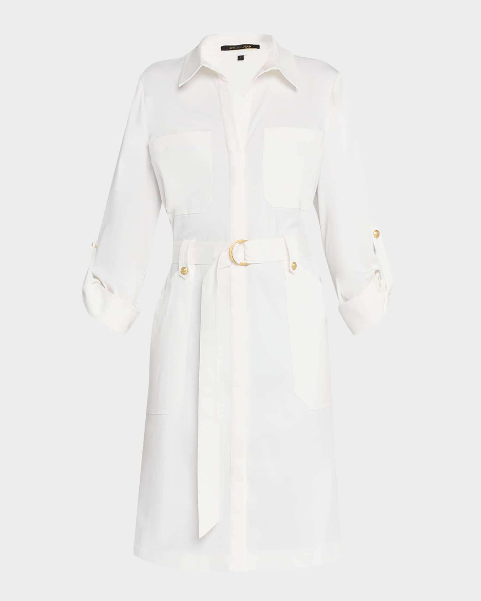 Caryss Belted A-Line Shirtdress Product Image