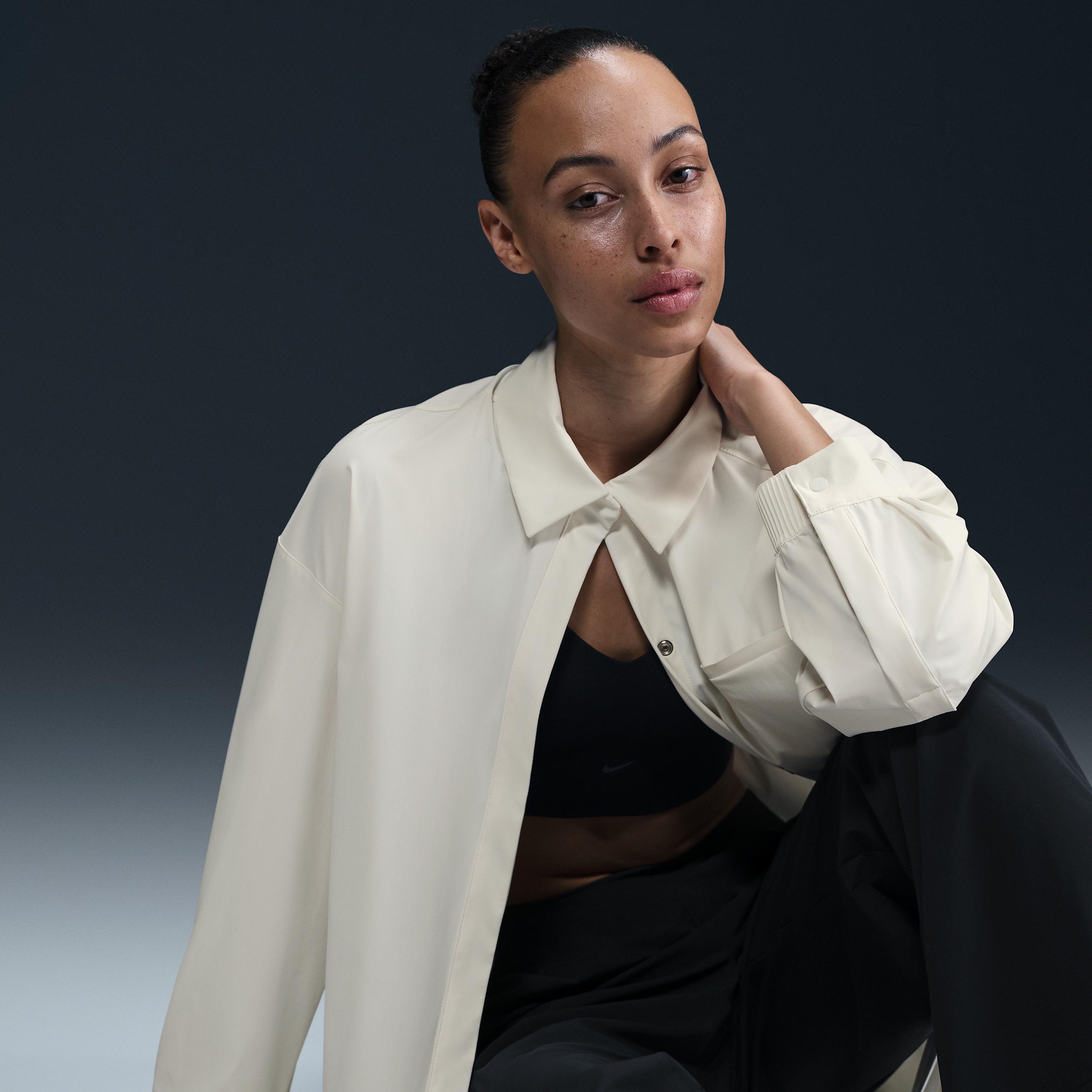 Nike Womens 24.7 PerfectStretch Dri-FIT Oversized Long-Sleeve Shirt | HM8385-455 Product Image