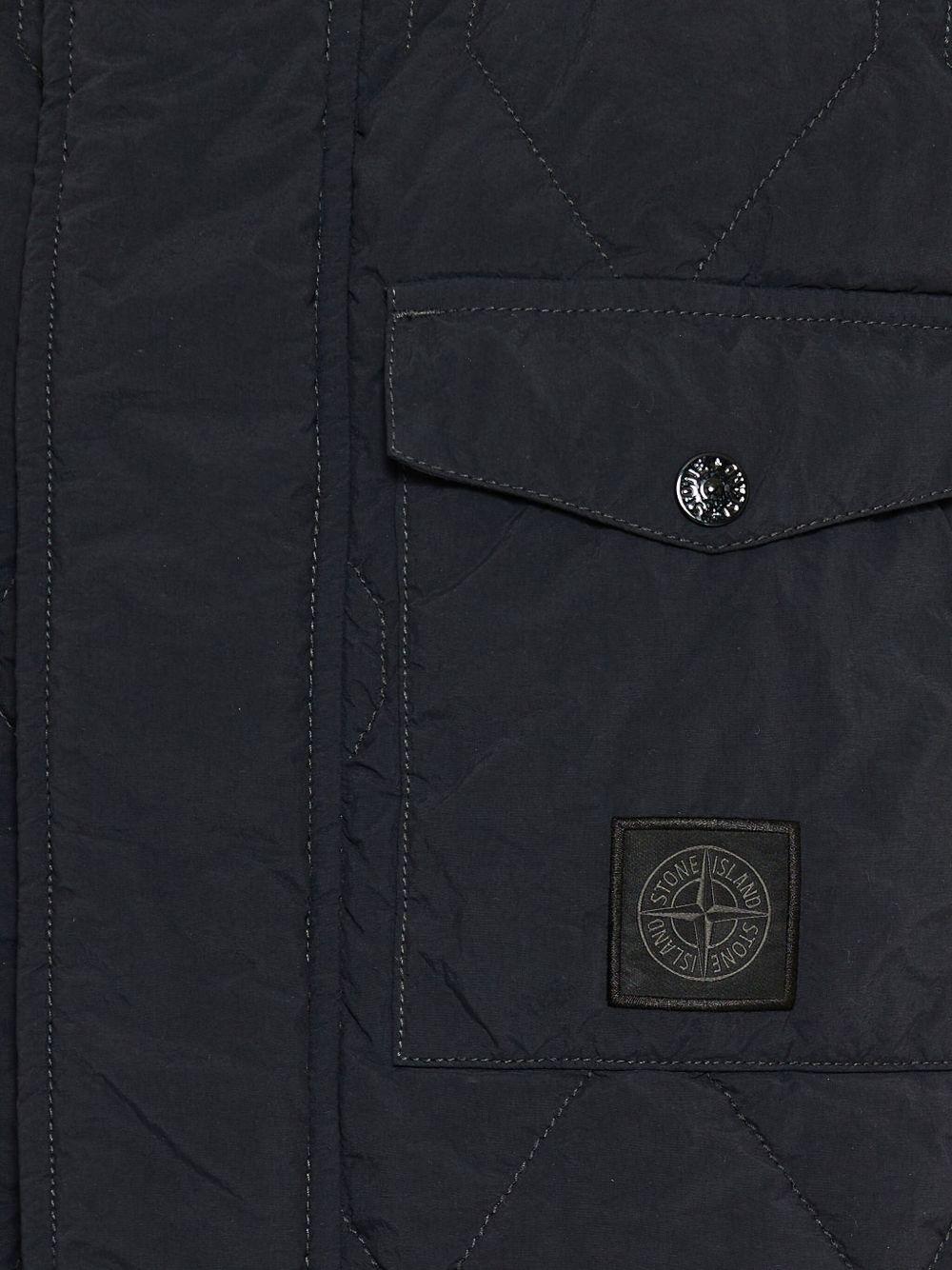 quilted pocket waistcoat Product Image