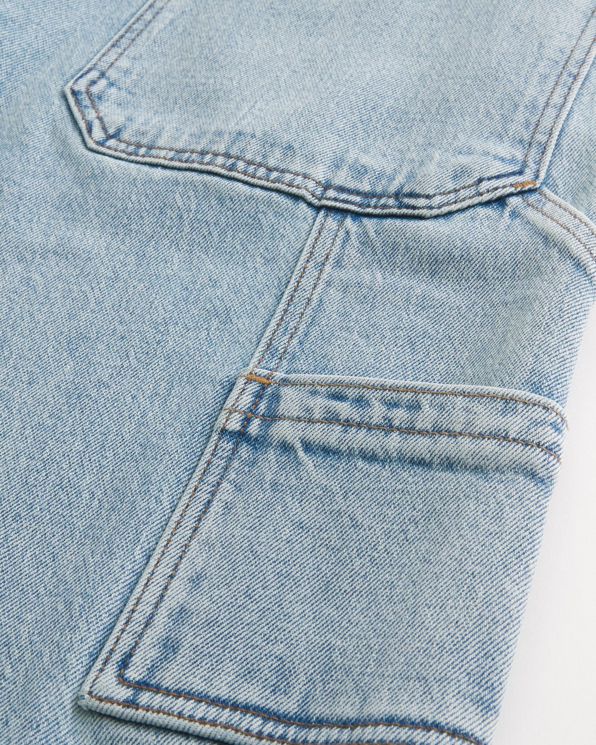 Light Wash Super Baggy Painter Jeans Product Image