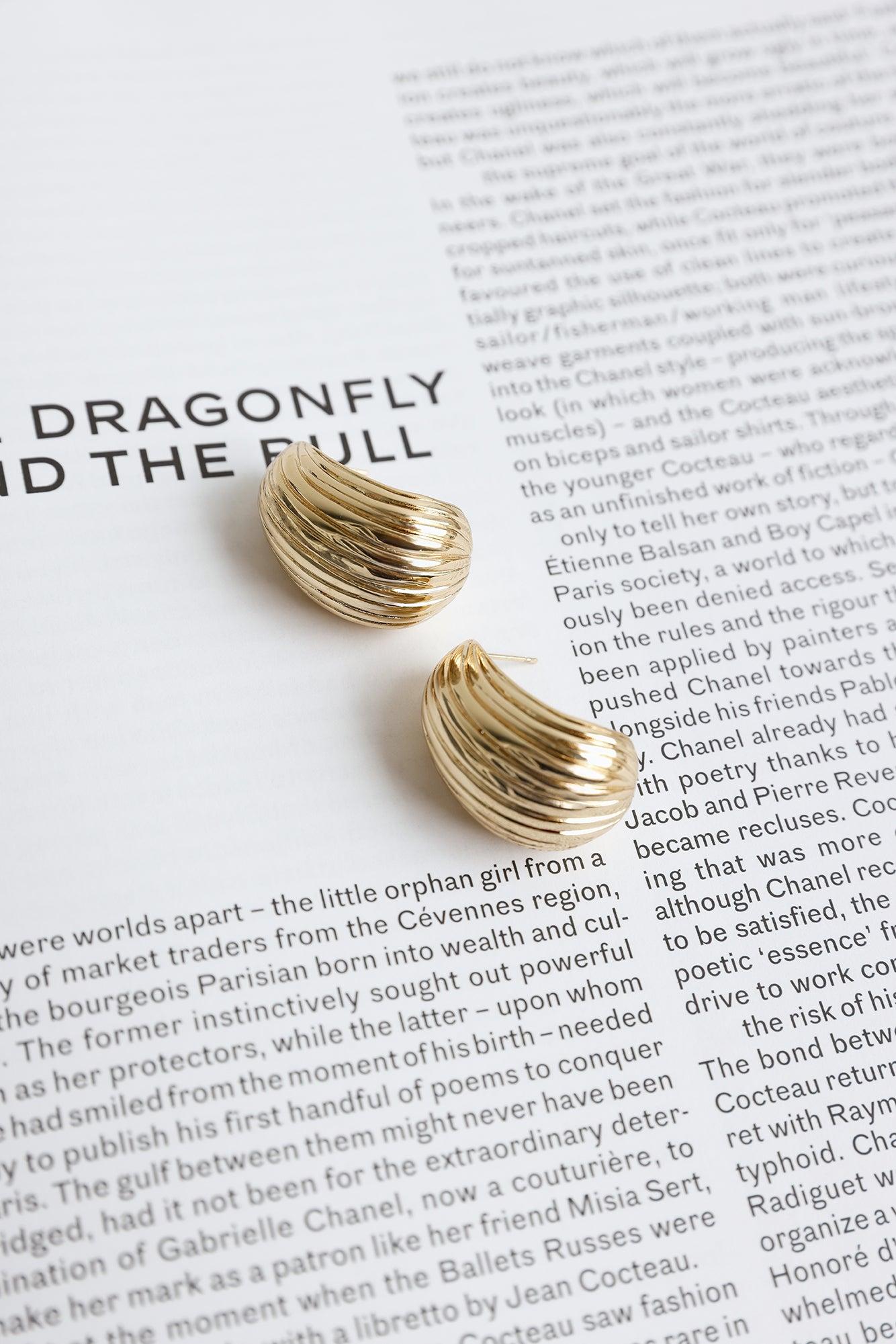 Time For You Earrings Gold Product Image