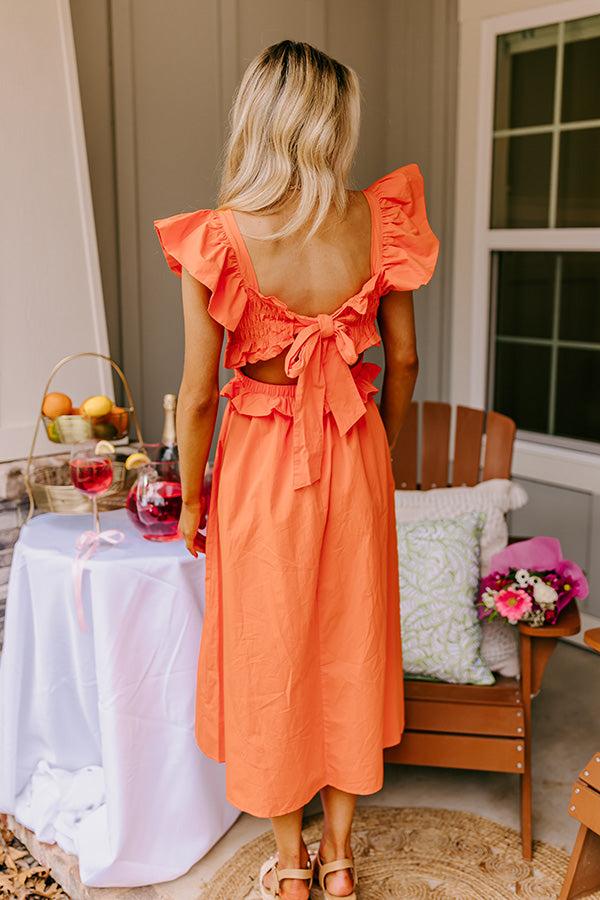 Galveston Coast Midi In Orange Product Image