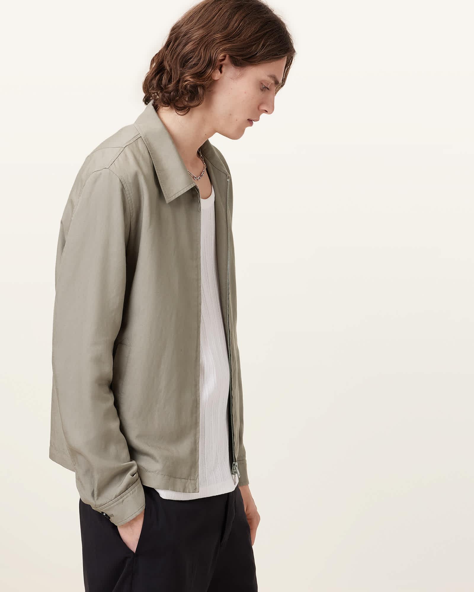 Bradner Lightweight Jacket BAKED BROWN | ALLSAINTS US Product Image
