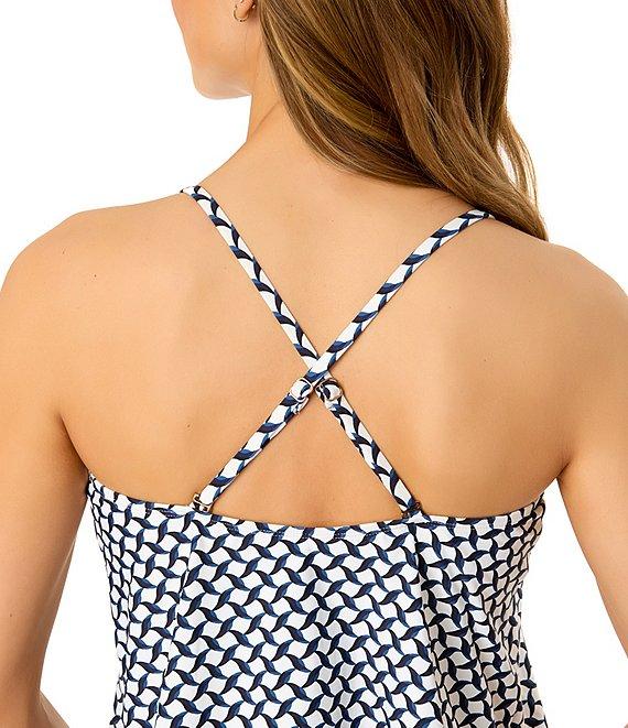 Anne Cole Live In Color Convertible High Waisted Shirred Swim Bottom Product Image