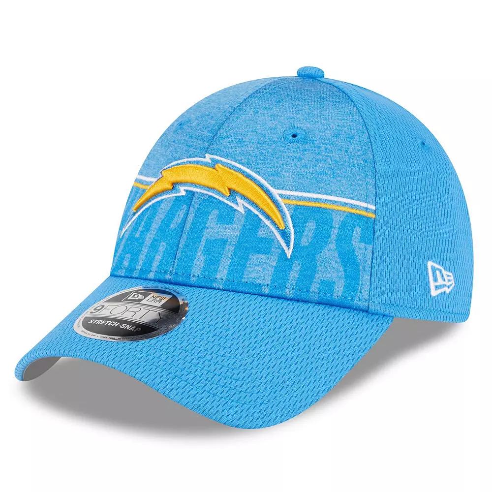 Men's New Era Powder Blue Los Angeles Chargers 2023 NFL Training Camp 9FORTY Adjustable Hat Product Image