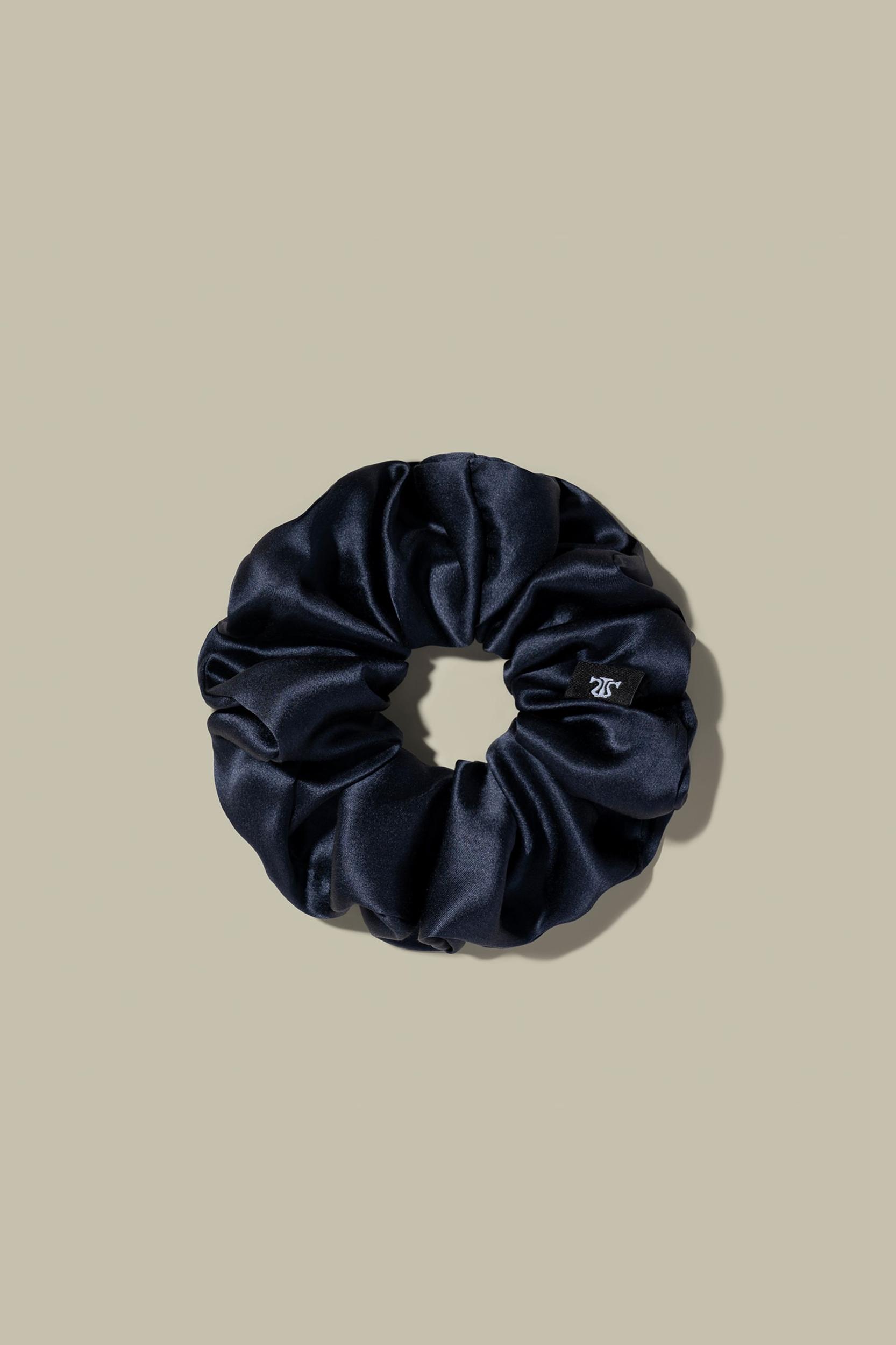 Large Classic Silk Scrunchies Set Product Image