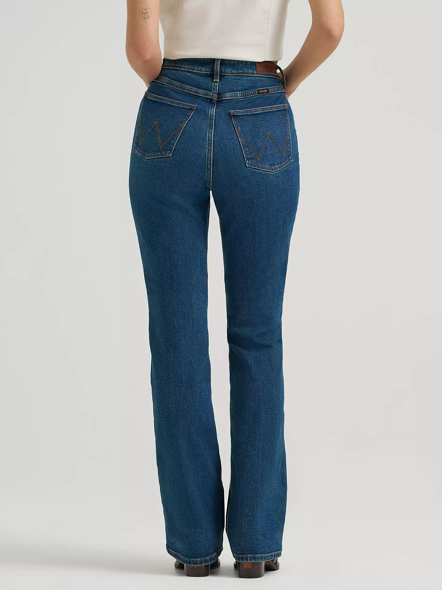 Women's Wrangler® High Rise Bold Boot Jean | Women's JEANS | Wrangler® Product Image