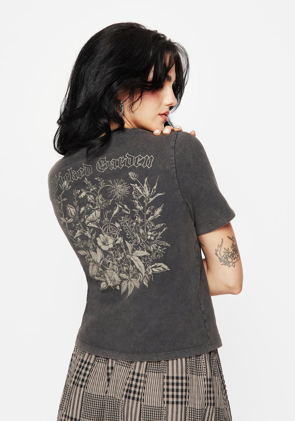 Galerina Graphic Print Cotton T-Shirt Product Image