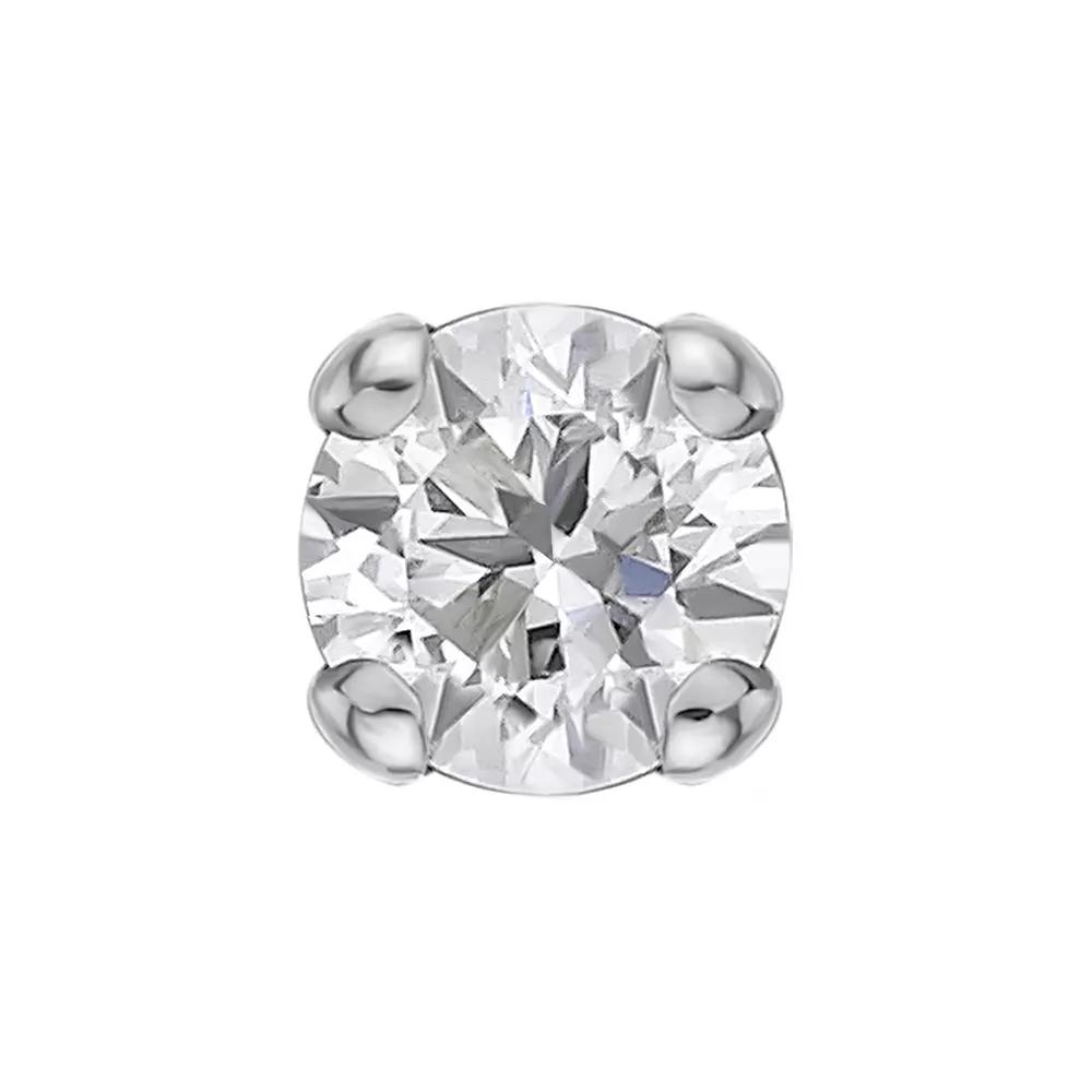 Lila Moon 14k Gold 2.7 mm Diamond Accent Nose Stud, Womens Product Image