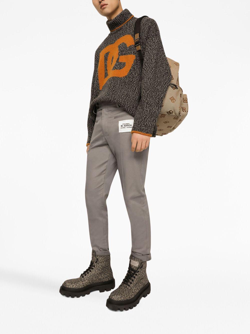 pressed-crease cropped trousers Product Image