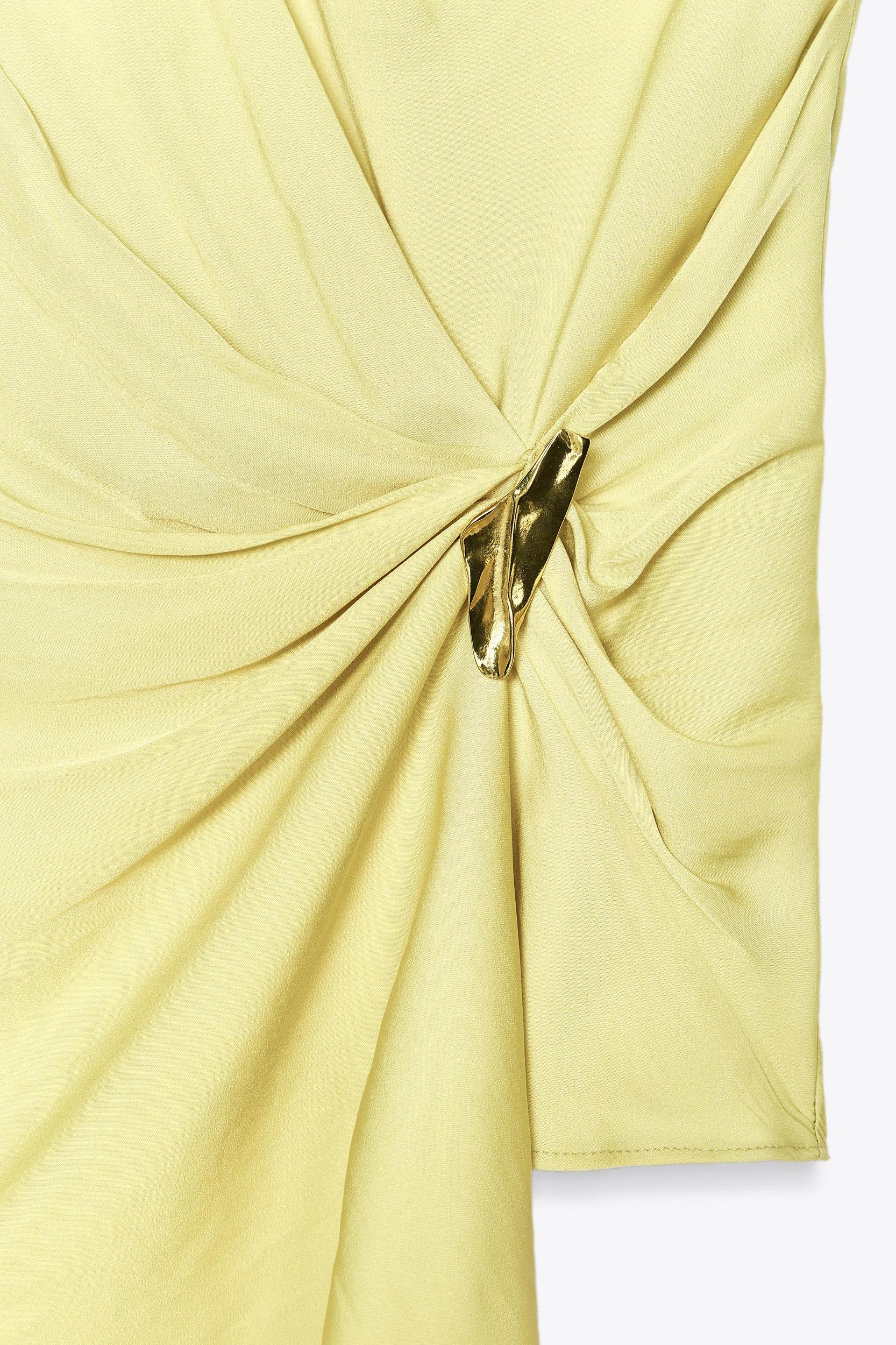 ASYMMETRIC SATIN EFFECT TOP Product Image