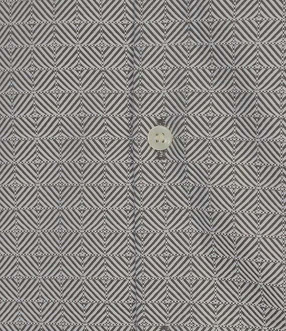 Murano Slim Diamond Pattern Long Sleeve Woven Shirt Product Image