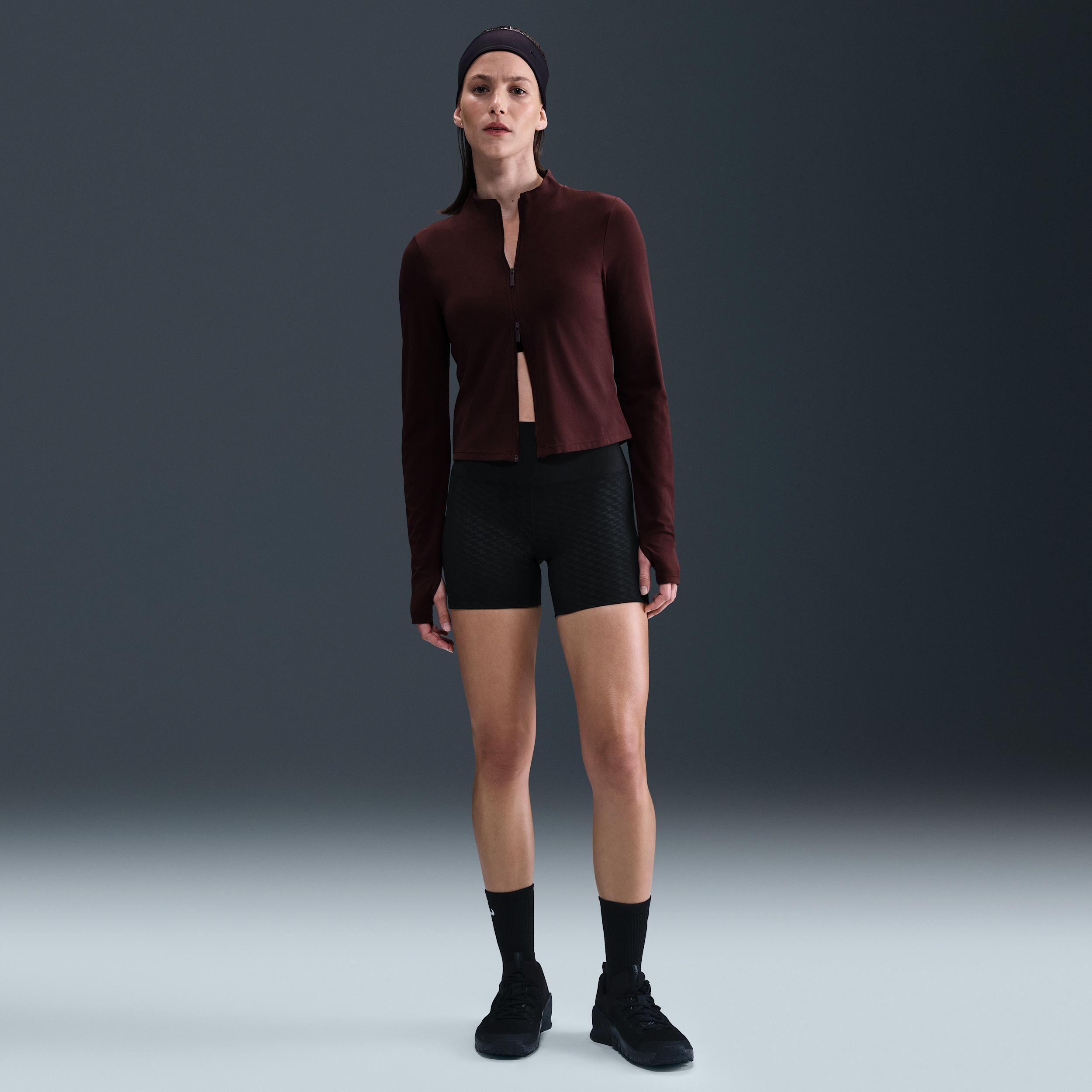 Nike Womens Zenvy Dri-FIT Full-Zip Long-Sleeve Top | FV7423-652 Product Image