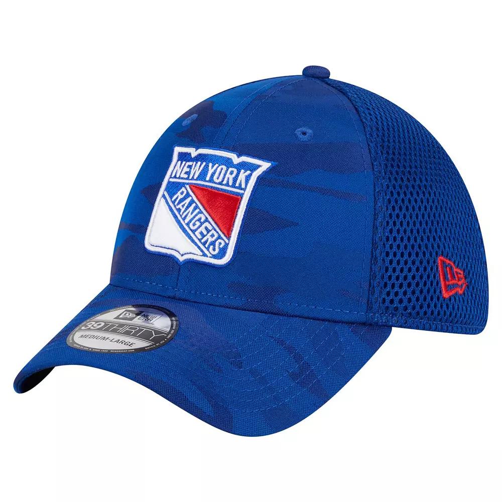 Mens New Era Blue New York Rangers Active Subtle Camo 39THIRTY Flex Hat Product Image