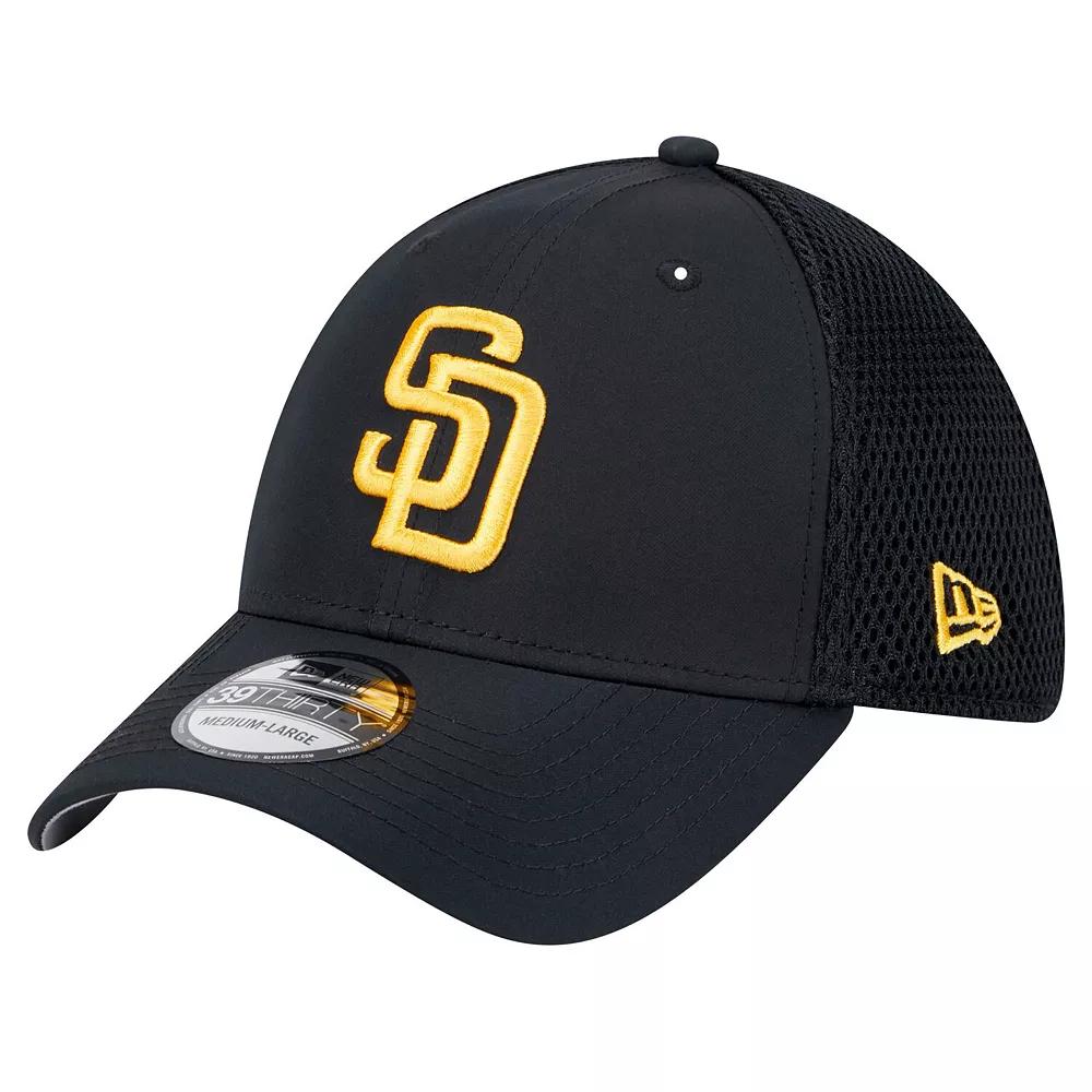 Men's New Era Black San Diego Padres Team Tone 39THIRTY Flex Hat, Size: Medium/Large Product Image