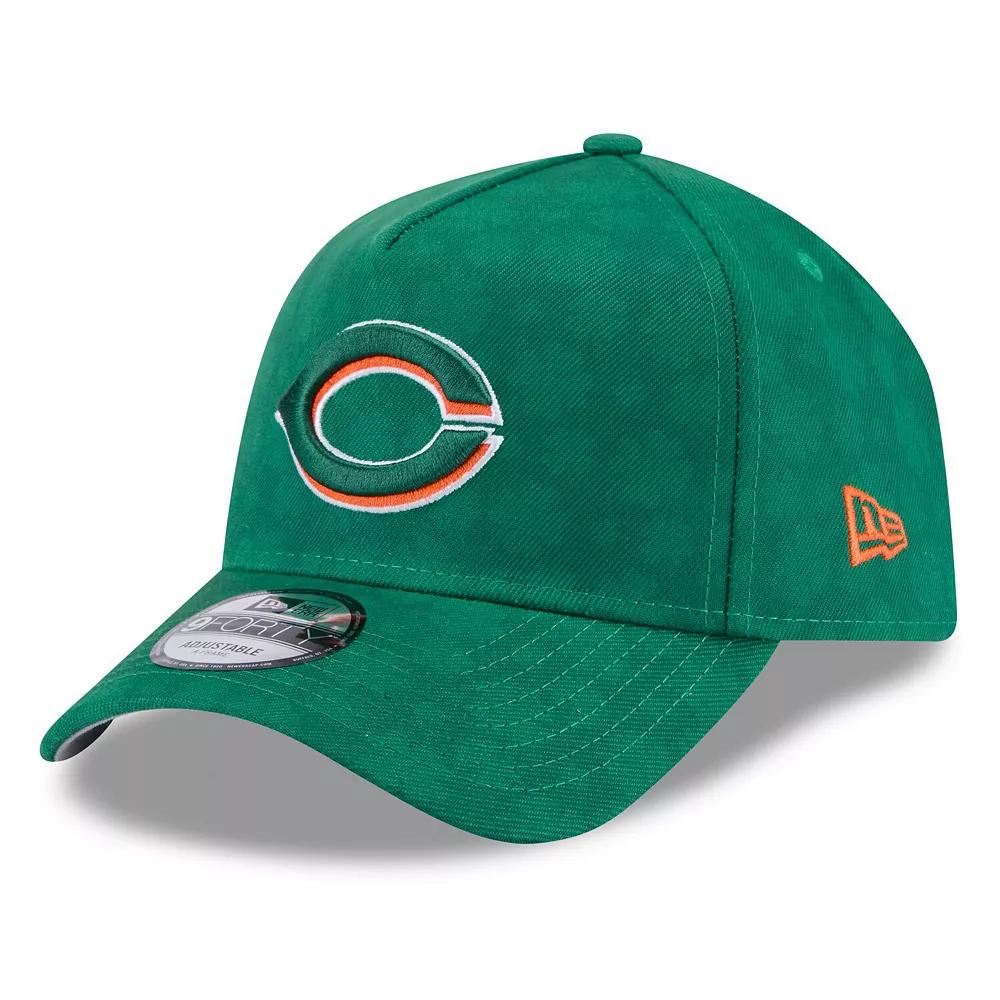 Men's New Era Kelly Green Cincinnati Reds St. Patrick's Day A-Frame 9FORTY Adjustable Hat, Red Green Product Image
