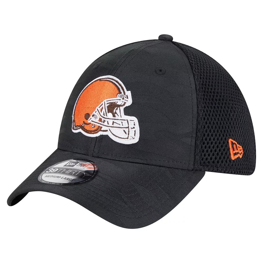 Men's New Era Black Cleveland Browns Active Camo 39THIRTY Flex Hat,  Product Image