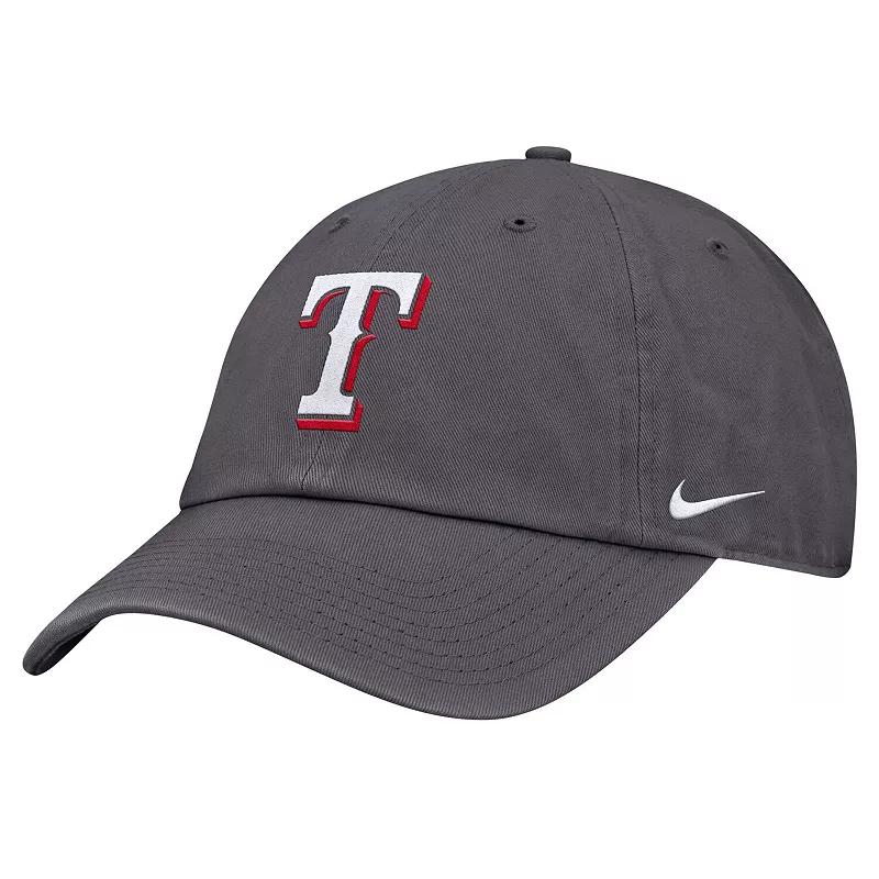 Men's Nike Gray Texas Rangers Club Adjustable Hat, Size: Medium/Large, Grey Product Image