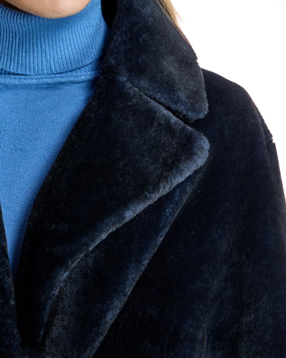 Julia & Stella Animal Printed Shearling Coat-Maximilian Product Image