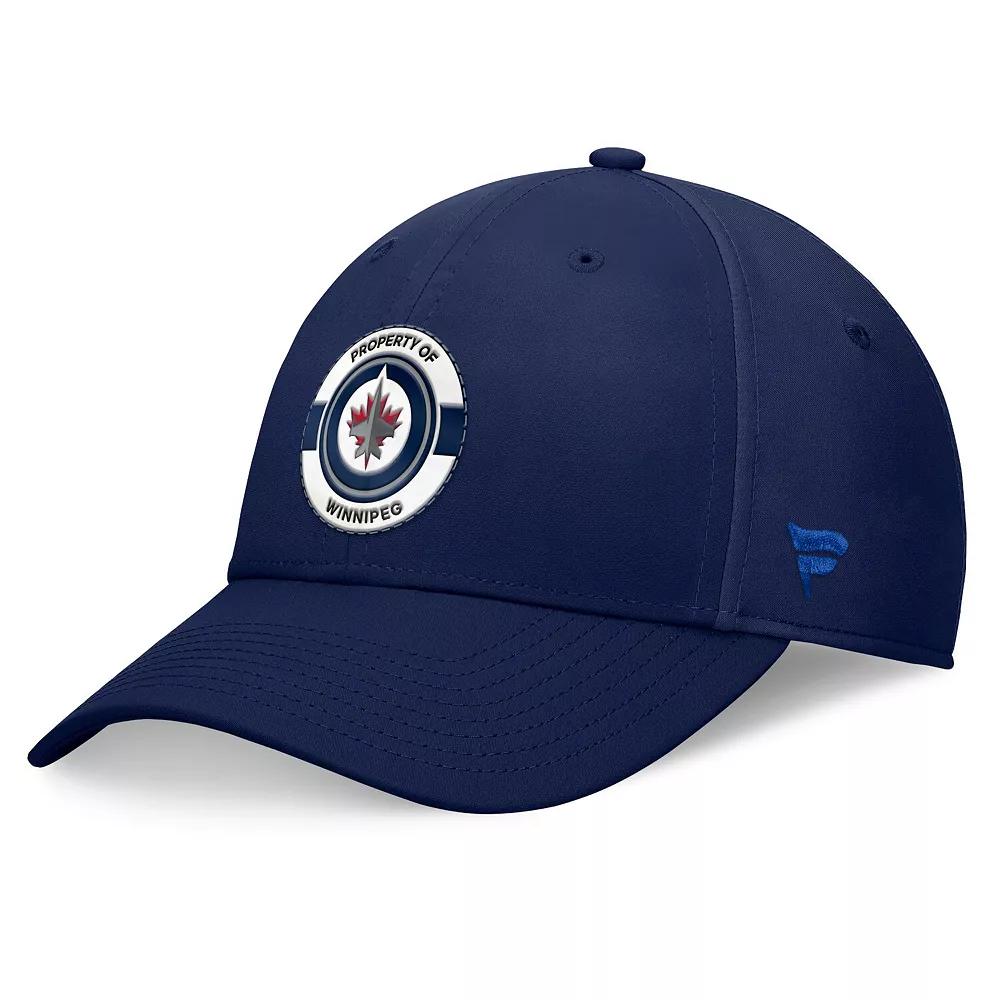 Men's Fanatics Navy Winnipeg Jets Authentic Pro Training Camp Flex Hat,  Product Image