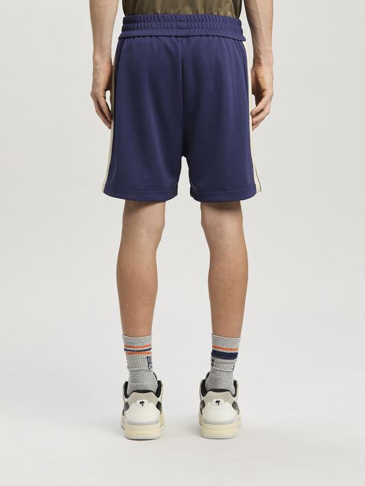 Classic Logo Track Shorts Navy Blue  Off Product Image