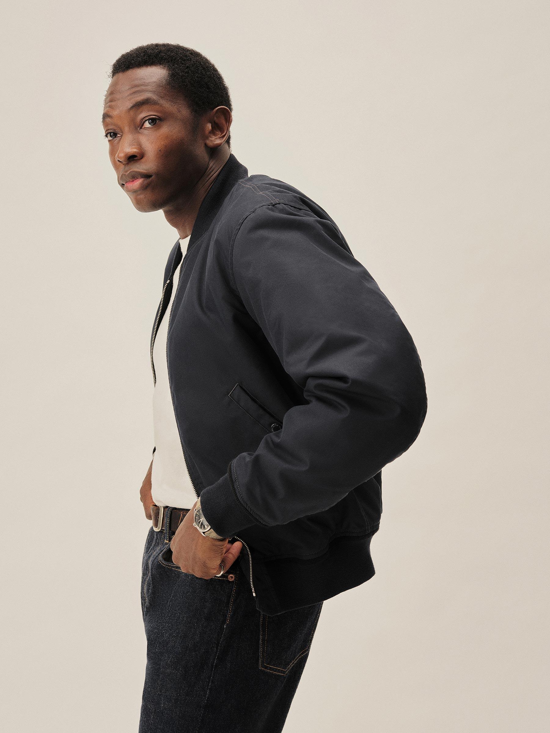 Air Force Navy Storm Stopper Bomber Jacket Product Image