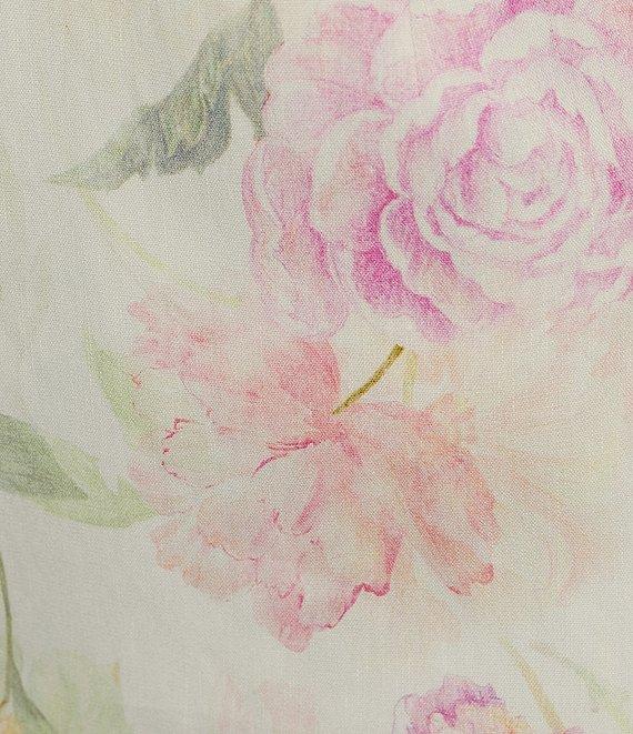 Antonio Melani Izzy Linen Blend Coordinating Floral Mini Skirt Product Image