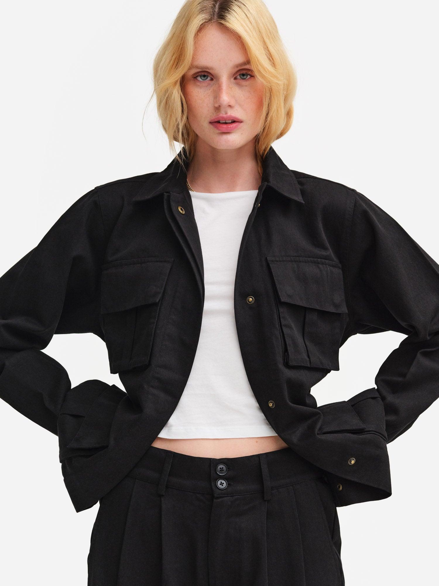 Tencel Twill Utility Jacket Female Product Image