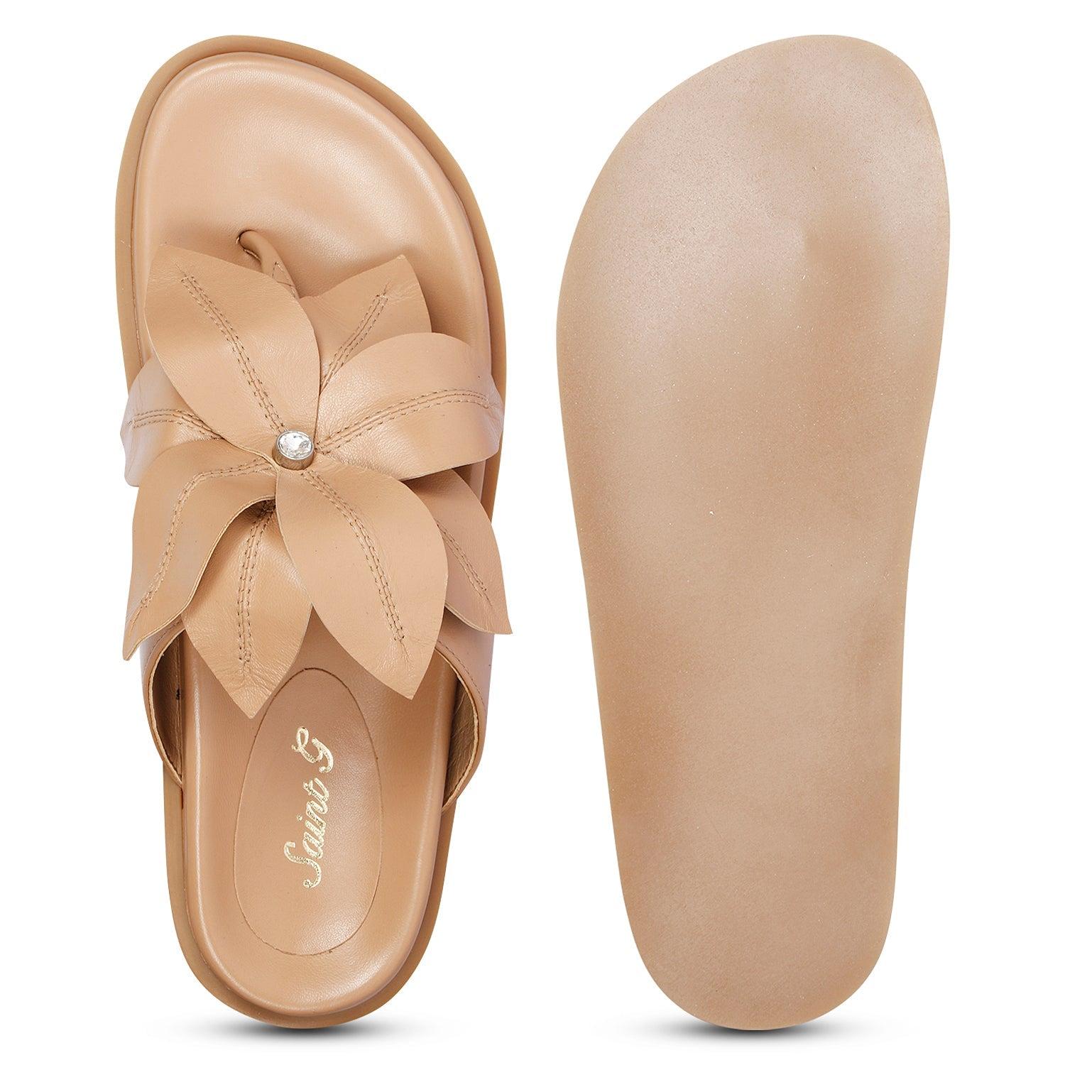 Claudia Nude Sandals Product Image