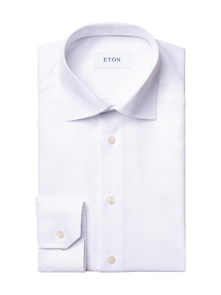 Mens Contemporary-Fit Diagonal Stripe Dress Shirt Product Image