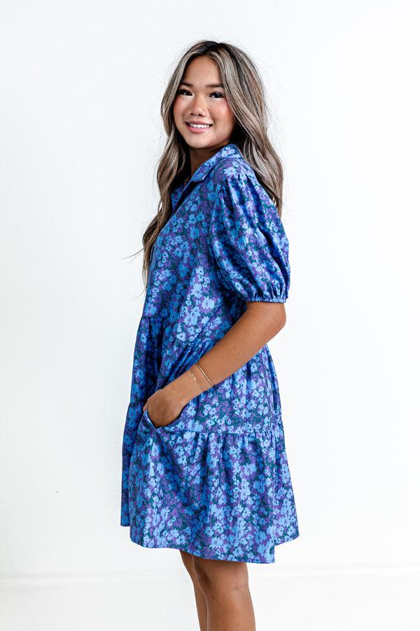 Ojai Afternoon Floral Mini Dress Product Image