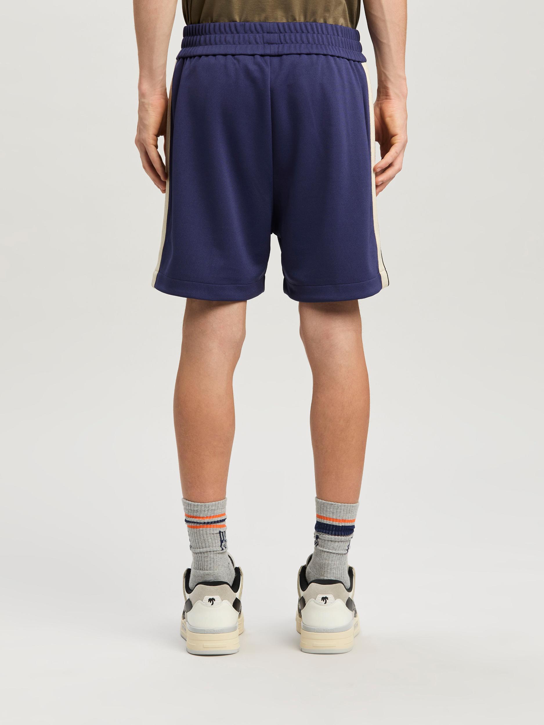 Classic Logo Track Shorts Navy Blue  Off Product Image