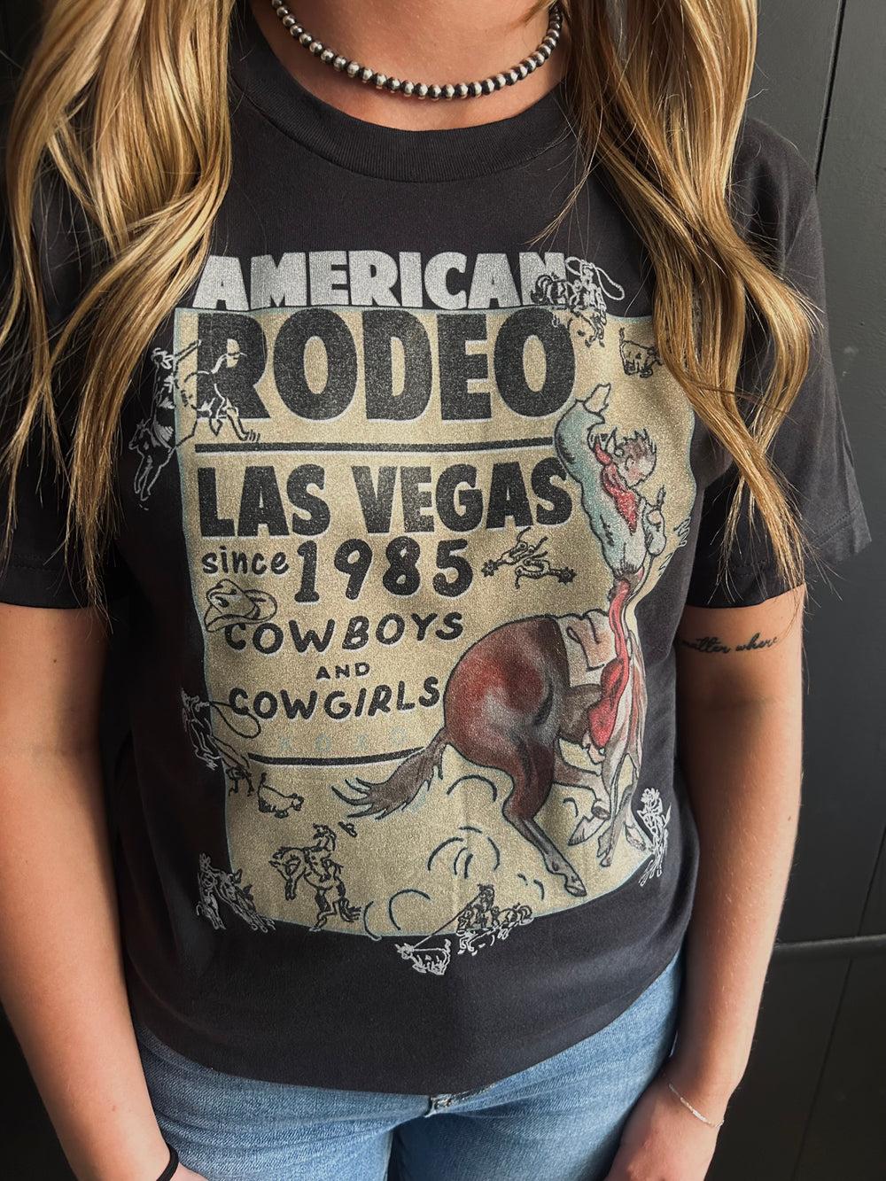 Dark Gray American Rodeo Vegas '85 Tee Product Image