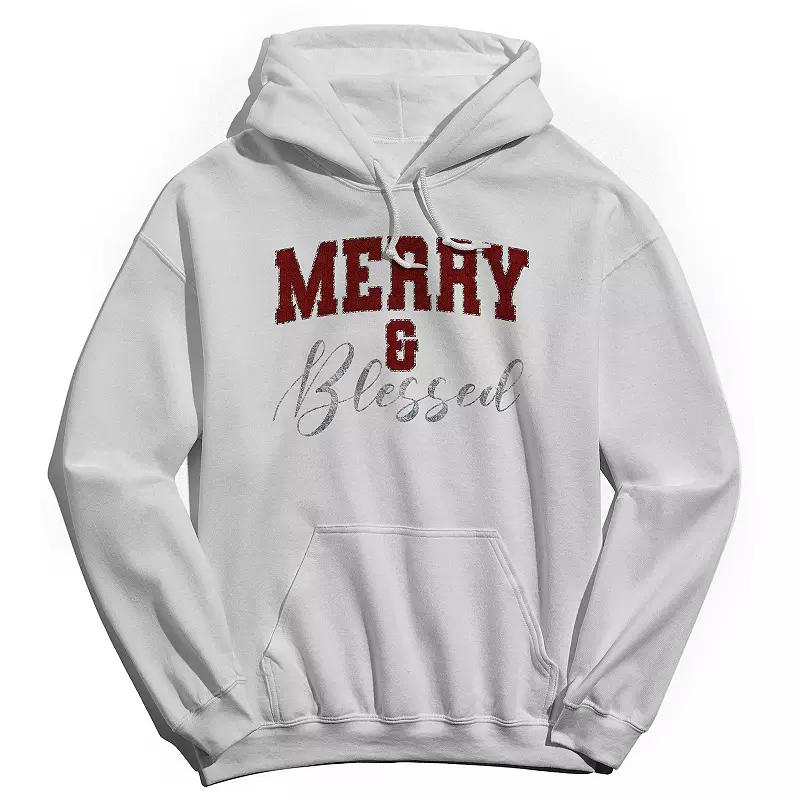 Men's Merry & Blessed Hoodie, Adult Unisex,  Product Image