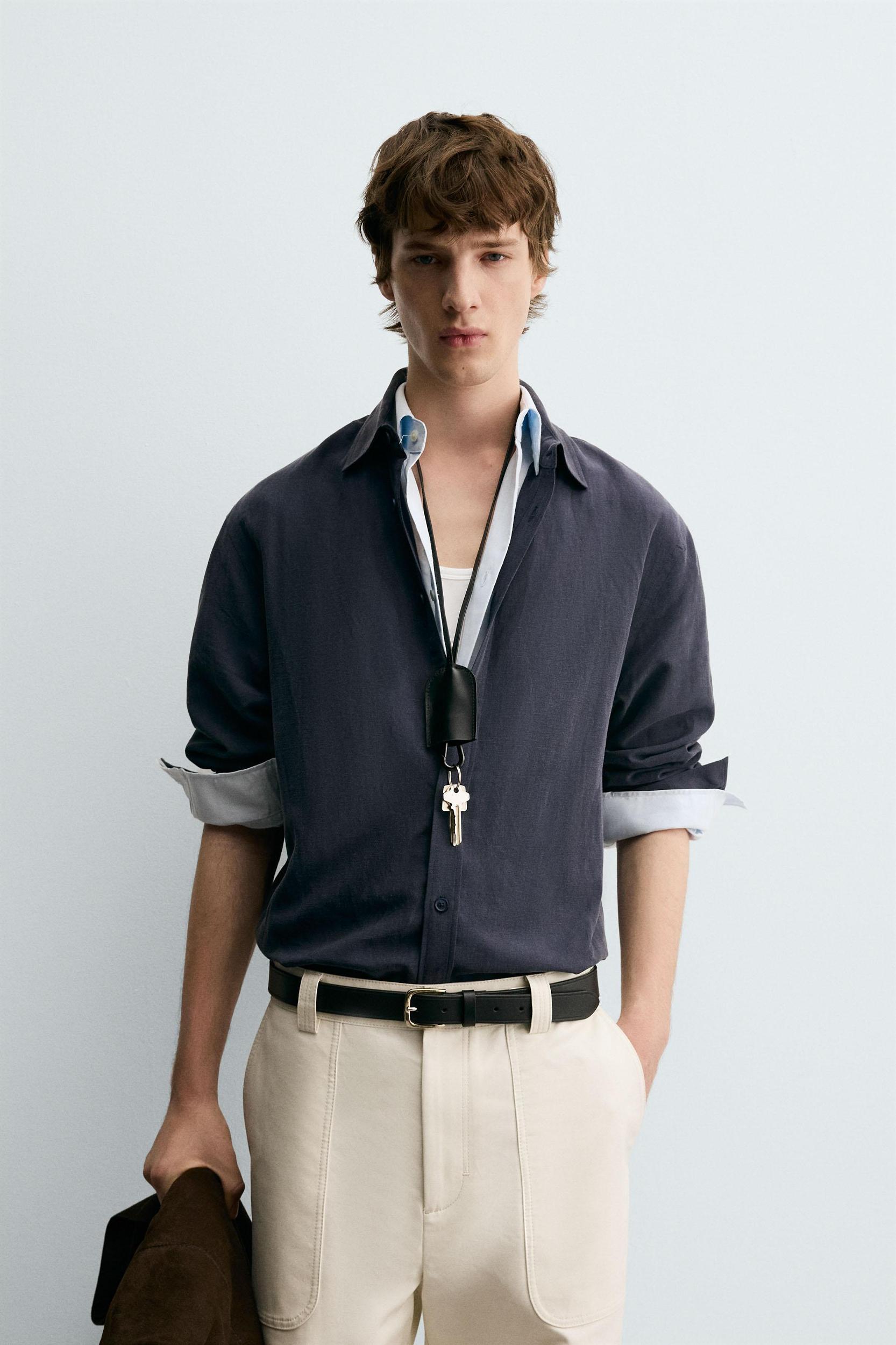 RELAXED FIT FLOWY SHIRT Product Image