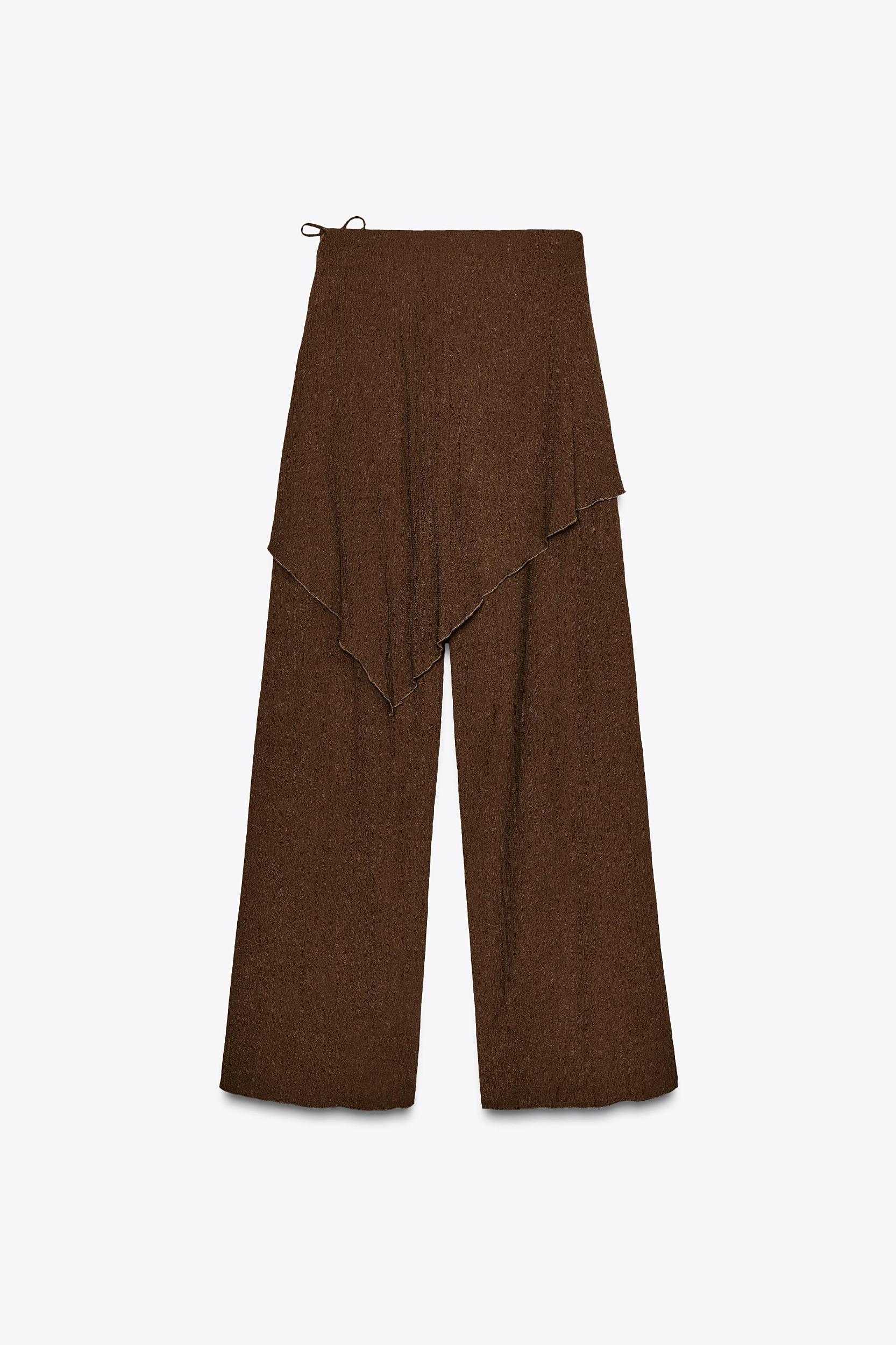 TEXTURED PAREO PANTS Product Image