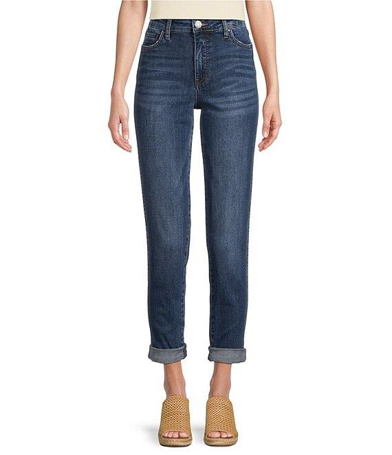 KUT from the Kloth Catherine Roll-Up Cuff Boyfriend Jeans Product Image