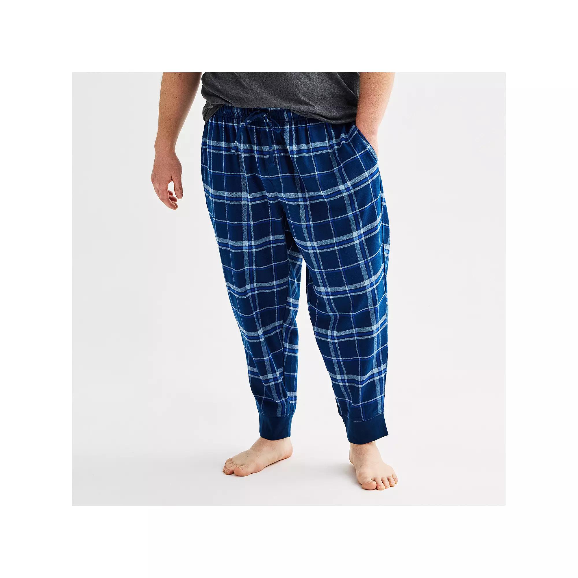 Big & Tall Sonoma Goods For Life® Flannel Banded Bottom Pajama Pants, Men's,  Product Image