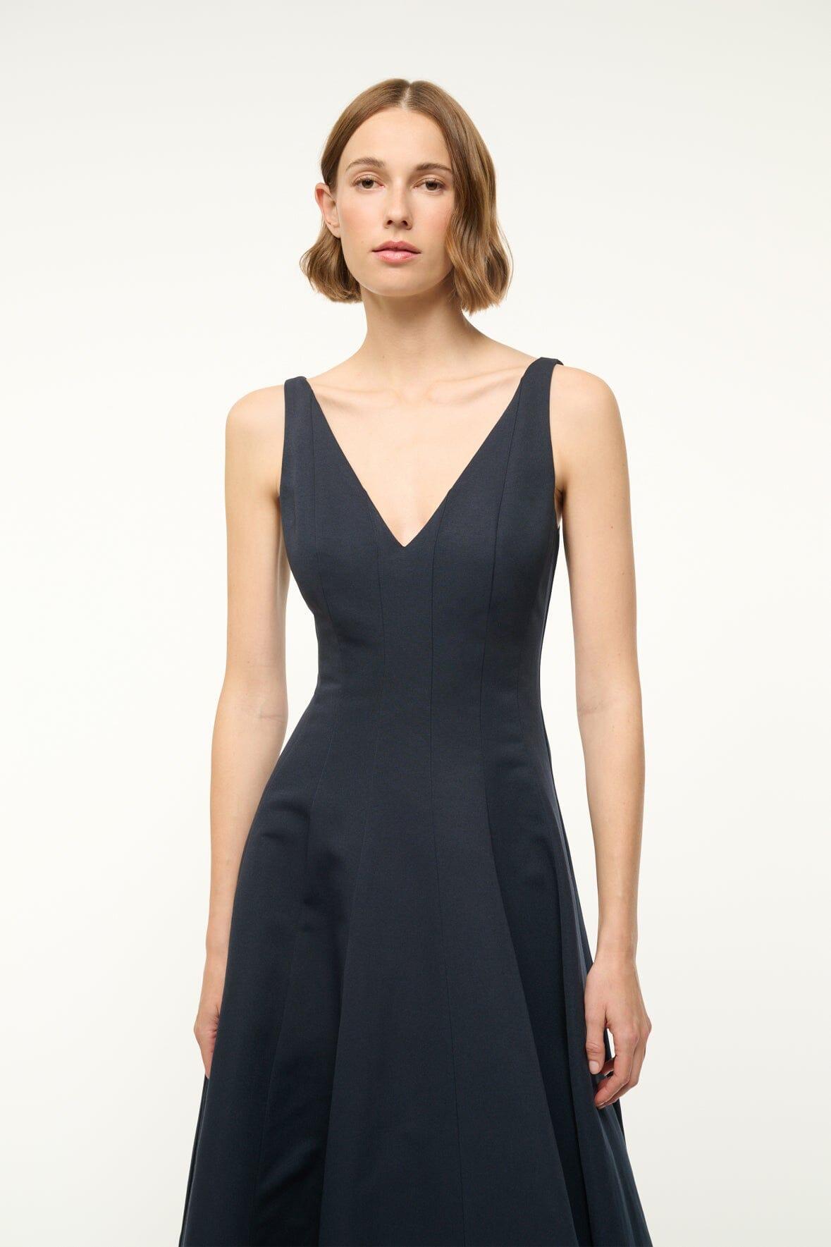MARIETA DRESS | NAVY Product Image