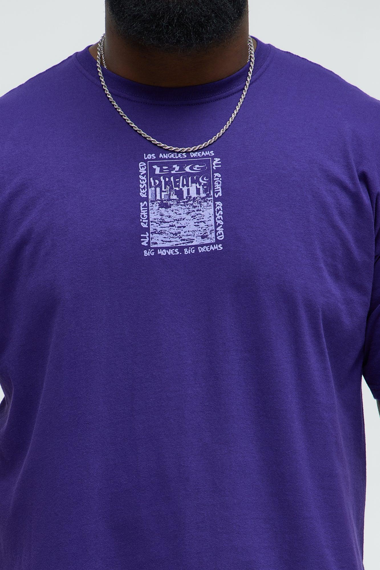 Big Dreams Short Sleeve Tee - Purple Product Image