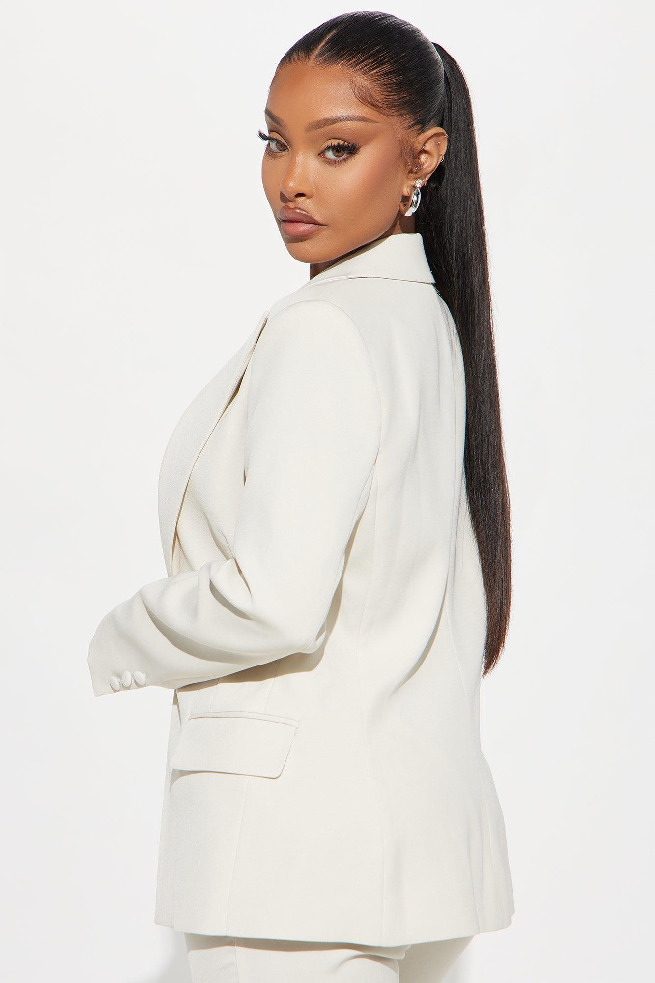 Breaking Even Blazer - Cream Product Image