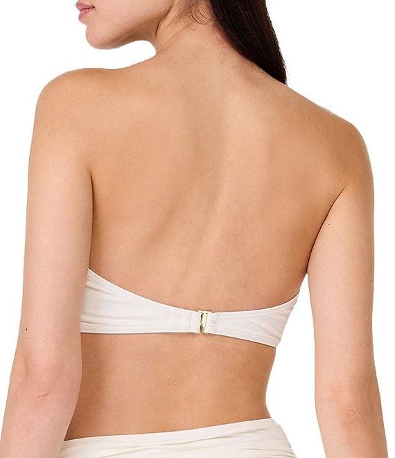 kate spade new york Rosette Solid High Waist Shirred Swim Bottom Product Image